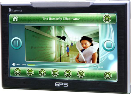 Car-PC [CTFPND-1 <b>V2</b>] 7" PND FleetNavigator 7.0 EUROPE (800x480, Bluetooth, FM Modulator)