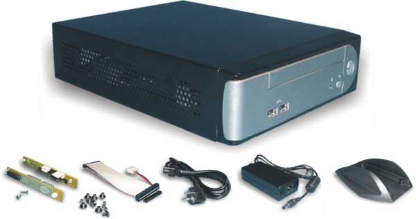 Car-PC Car-PC System (MM400 7" VGA Touchscreen, GPS USB, Morex CB3677, Via M10000, 256MB DDR RAM, 2,5" 40GB HDD, DVD Drive, CarTFT DC/DC, Slim-to-IDE Adapter)