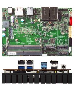 Jetway F35-MTU1-155U0010 3,5" SBC (Intel Core Ultra 7 155U , 2x LAN, 1x USB-C DP) [12-36V Power Input]