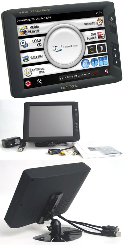 MM500 VGA 8.4" TFT - Touchscreen USB - PAL/NTSC - IR Remote