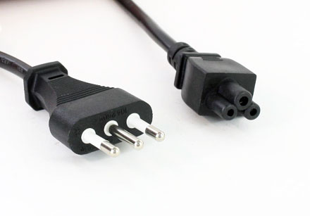 Cold devices power cord (Cloverleaf) IT