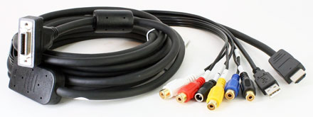 All-In-One Connector cable for CTFHD-TFT HDMI Displays <b>- 5m -</b>