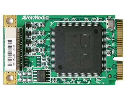 AVerMedia C351 MiniPCIe CaptureCard (SD Quad-Channel)