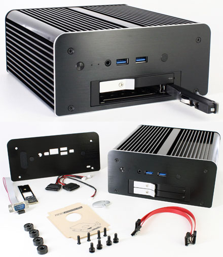 Akasa Max MT6 enclosure (for 5th and 6th Generation of Intel NUC) <b>[FANLESS]</b>