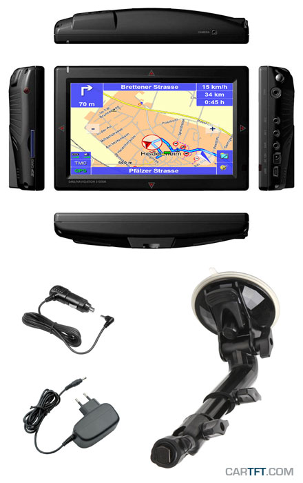 [CTFPND-1] 7" PND Truck Navigator 5.0 SP2 DACH (Bluetooth, FM Modulator, TMC)