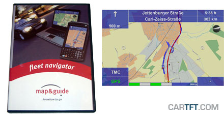 Map&Guide Fleet Navigator 5.2 (Europa inkl. Osteuropa, Sprachausgabe, TMC) [PDA/PC] [<b>SPECIAL</b>]