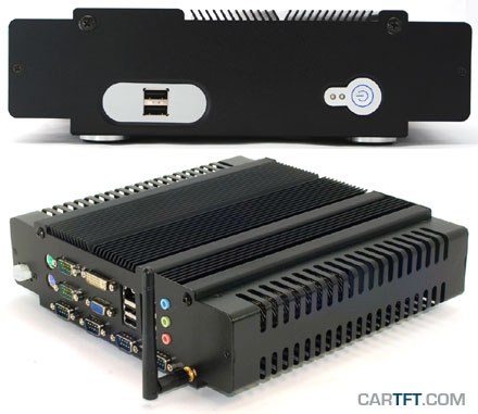 FleetPC-2 Car-PC Barebone (fr Intel Sockel P Mobile CPU, Autostart-Controller, 7-30V Automotive Netzteil, WLAN) [<b>LFTERLOS</b>]