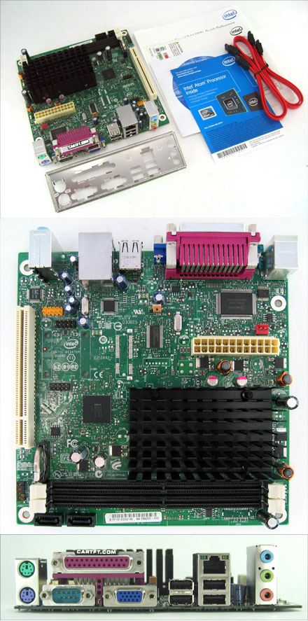 Intel D410PT<b>L</b> (with integrated Atom 1x 1.66Ghz CPU) [<b>FANLESS</b>]