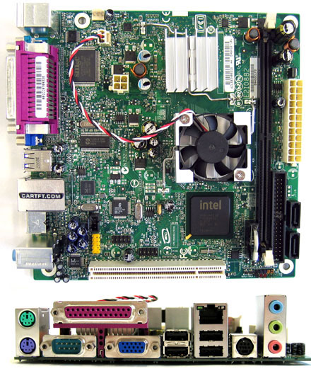 Intel D945GCLF<b>2</b> (mit integrierter Atom 2x 1.6Ghz CPU, <b>TV-Out</b>)