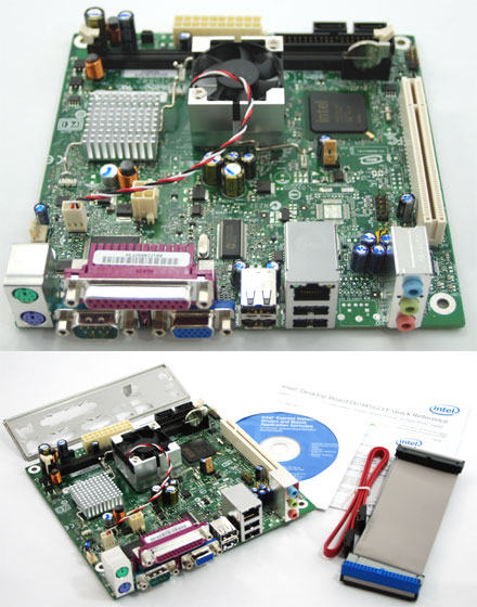 Intel D945GCLF with integrated Atom 1.6Ghz CPU Intel Mini ITX