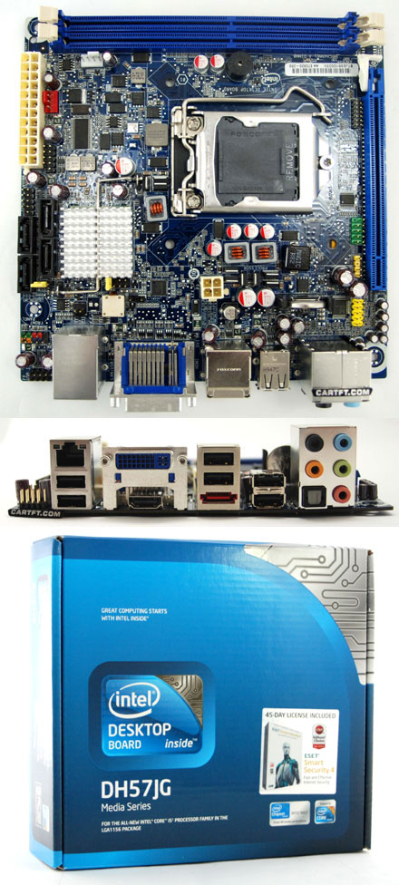 Intel DH57JG (fr i3, i5, i7 [Sockel LGA1156], DVI) (Remnant)