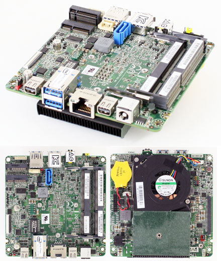 Intel NUC NUC5i3MYBE Mainboard (Next Unit of Computing, Intel Core i3-5010U)