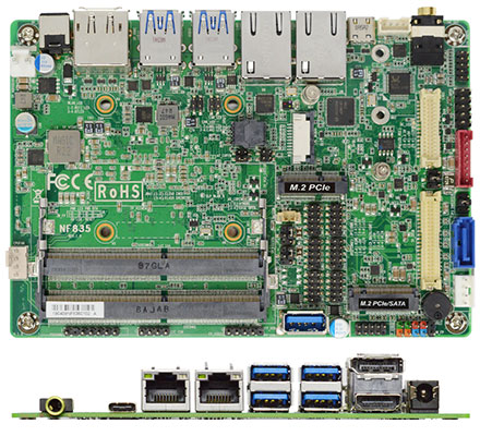 Jetway JNF835V-5205U (Intel Comet-Lake)