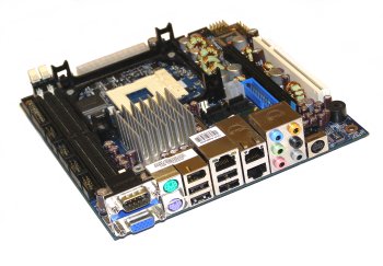 KONTRON 986LCD-M/mITX Mini-ITX Mainboard [without CF-slot, without TV-Out, with PCI-E, without I/O shield] [<b>RECERTIFIED, 1 year warranty</b>]