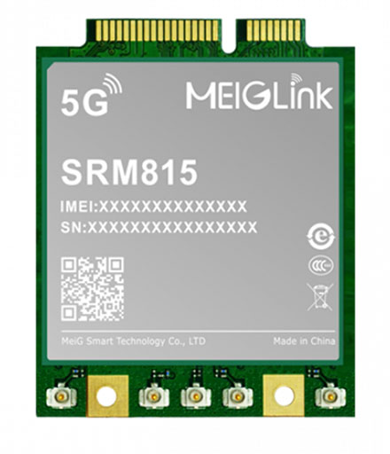 MeiG Smart SRM815X-EA Mini-PCIe Modem (5G/LTE CAT6 3Gbit/300 Mbit