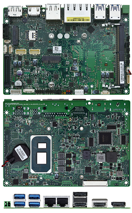 Mitac PD11TGS-1145G7E 3,5" SBC (Intel i5-1145G7E, 2x LAN, 4x USB3.1, HDMI, dP)