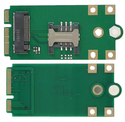 M.2 Wifi Adapter Mini PCIE Wireless Network Card to M2 NGFF Key A+E Wifi  Card Raiser with Slot 