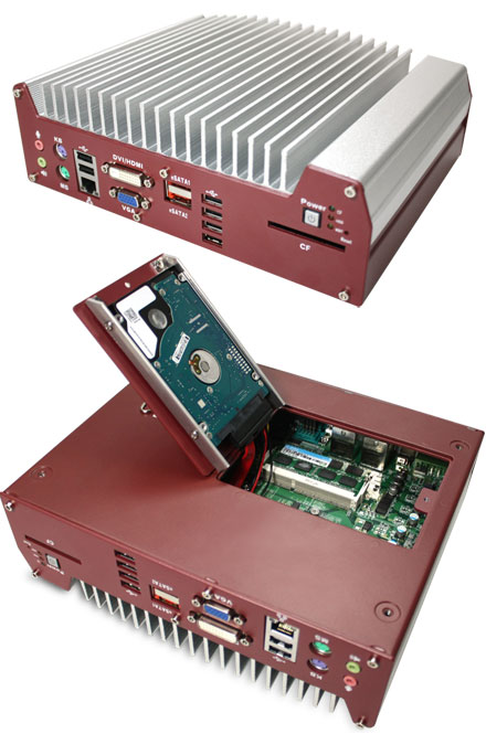 Nuvo-1005B-104 (Intel Core i5 / i7, 5x LAN, PCI-104) [<b>FANLESS</b>]