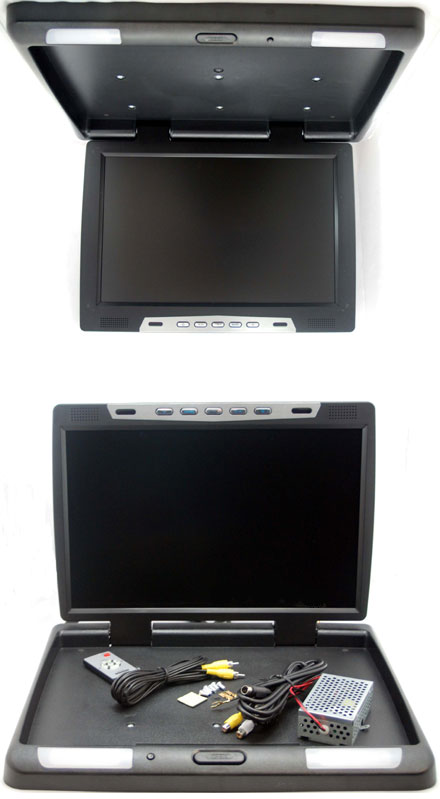 RM1700 -- 17" TFT VGA + PAL/NTSC Roof mount display