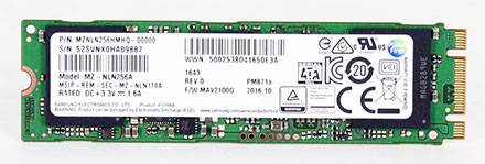 Samsung MZNLN256HMHQ SSD M.2 256GB