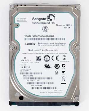 Seagate Momentus 5400.6 500GB (ST9500325AS) 2.5" SATA (<b>RECERTIFIED, 1 yr. warranty</b>)