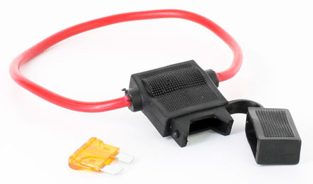 Fuse holder car/truck (waterproof, 5A blade fuse)