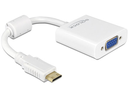 HDMI(HDMI-C)-zu-VGA Konverterkabel (Delock 65348)