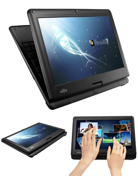 Viliv S10 Blade 3G (10" Multi-Touchscreen, 1.6Ghz, 1GB RAM, 64GB SSD, HSPA/UMTS, WLAN, Bluetooth, Win7)