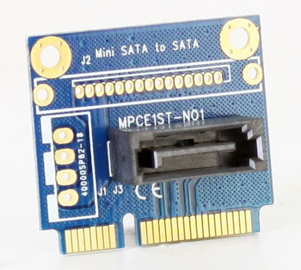 mSATA zu SATA Adapter (Standard SATA on MiniPCI-E mSATA)