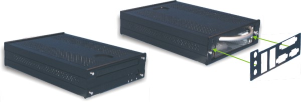 Casetronic Travla C150 (DIN-Size VIA ITX case)