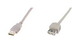 USB Verlngerungskabel - A->A 1,80m