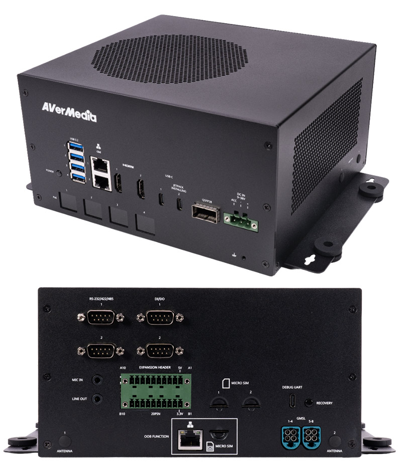 AVerMedia D331ATB Box PC (NVIDIA Jetson Thor T4000)