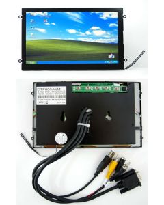 CTF800- WML - VGA 8.0" (16:9) TFT - Touchscreen USB - Video - OPEN-FRAME ( 500 nits, LED backlight )