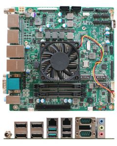 Jetway JLI1U-20 Mini-ITX (AMD Ryzen V1605B 2.0GHz, 4x Displayport, 12-28V DC-in)